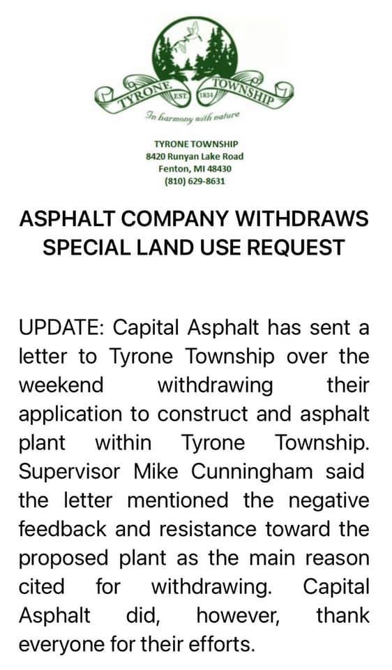 Residents Hesitantly Optimistic After Asphalt Plant Plan Is Pulled