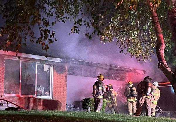 Garage Fire Prevented From Spreading To Brighton Twp. House