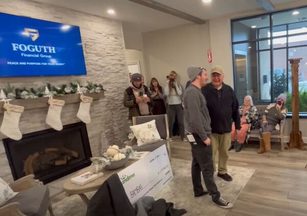 Nearly $1.8 Million Check Presented To 88-Year-Old Veteran To Retire