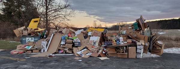 Cardboard Recycling Bins At Genoa Township Hall Being Removed