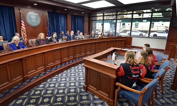 Pinckney Students Testify On Vaping Bills Before Senate Panel