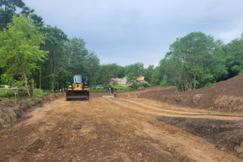 Earth Work Progressing On Roundabout Project