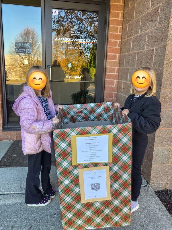 Spencer Elementary Girl Scouts Host Thanksgiving Food Drive