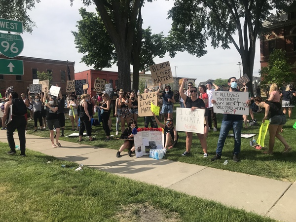 Despite Worries of Violence, Protestors Gather Peacefully In Howell