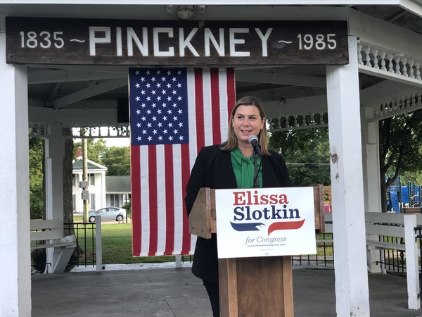 Slotkin Holds "Across The 8th" Event In Pinckney