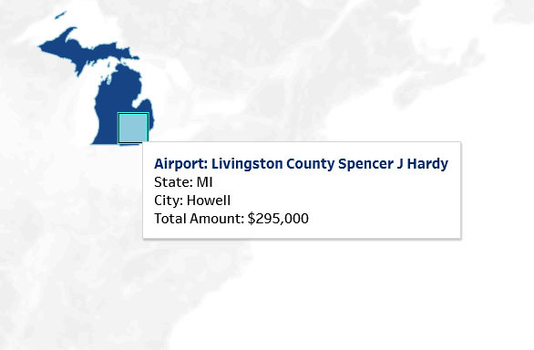 Livingston County Airport To Receive Infrastructure Funds