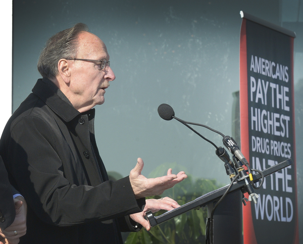 Vaupel Speaks At Rally Against High Drug Costs