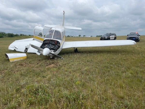 Pilot and Passenger Uninjured in Crash at Livingston County Airport