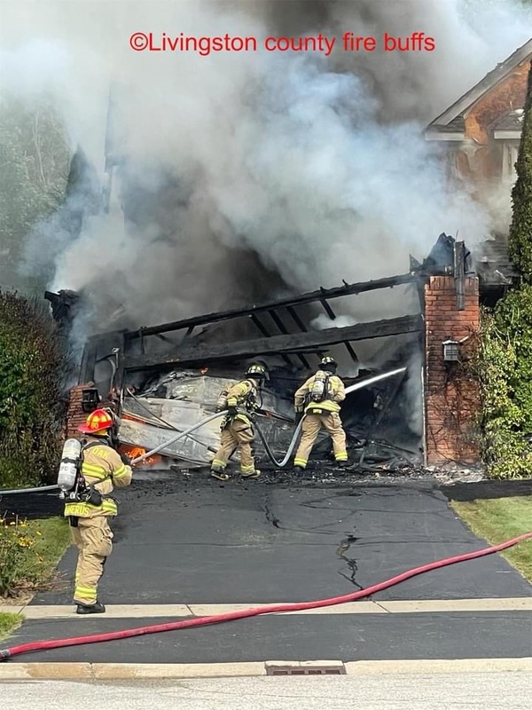 Garage Fire Seriously Damages Brighton House