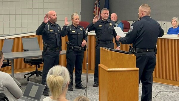 Swearing-In Ceremony Held For Milford Police Personnel