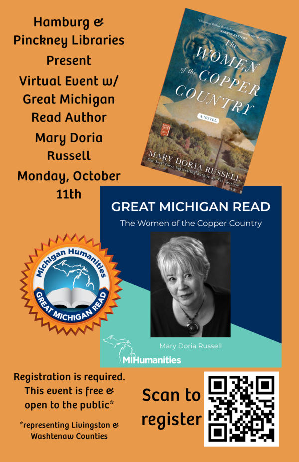 Virtual Event Monday For Great Michigan Read Author