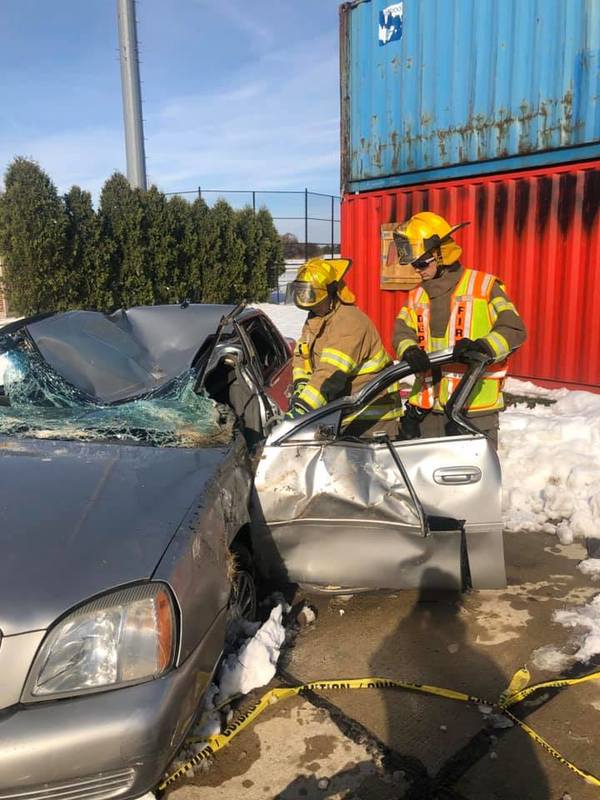 Lyon Township Fire Crews Take Part In Extrication Training