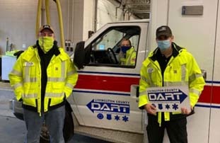 Donation Gives DART Members High Visibility