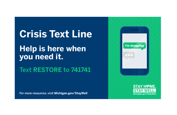 Mental Health Crisis Text Line Now Available