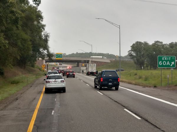 Overturned Semi Shuts Down US-23