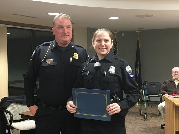 Hamburg Police Officers Recognized For Exceptional Actions