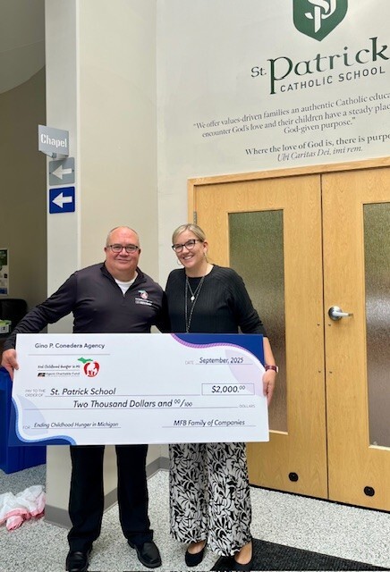 St. Patrick School Receives Grant To Fight Food Insecurity