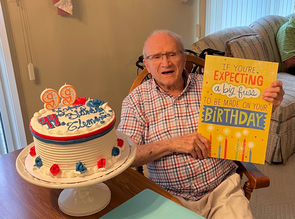 Community Honors WWII Vet With Birthday Parade