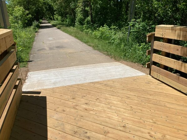 Construction On Hay Creek Pedestrian Bridge Complete