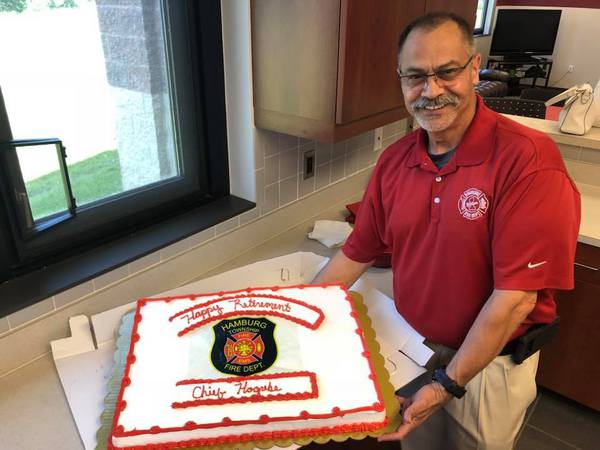 Hamburg Township Fire Chief Mark Hogrebe Retires