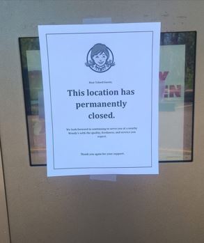 Wendy's Restaurant Closes In Holly