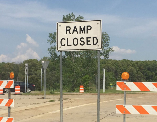 Lane, Ramp Closures Tonight On US-23