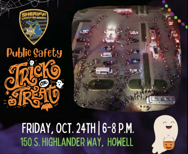 Chilson Hills Church, LCSO Scaring Up Trunk or Treats in Howell