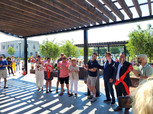 Ribbon Cutting For City Of Howell's Fire & Ice Depot District