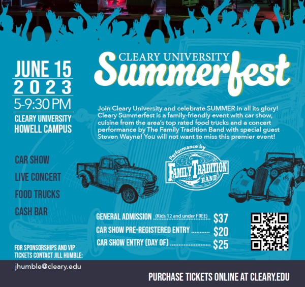 Cleary University Hosts First Summerfest Celebration This Evening