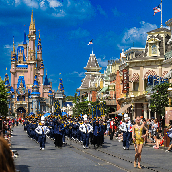 Hartland Marching Band & Choir Perform At Disney World