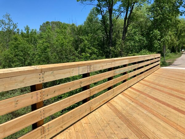 Construction On Hay Creek Pedestrian Bridge Complete