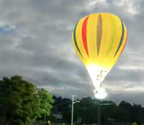 Pilot Uninjured After Balloon Hits Power Line In Howell