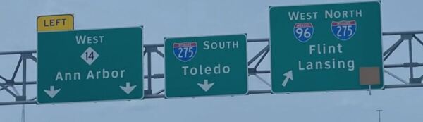 Traffic Advisory For I-275 At M-14/I-96 Interchange