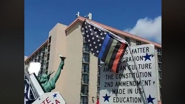 Trump Unity Bridge Stolen, Damaged, Recovered