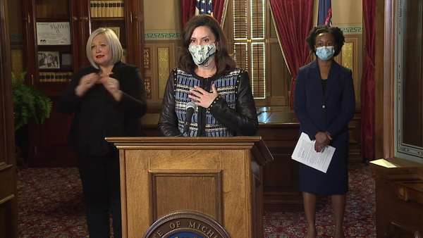 Whitmer Calls On Legislature To Mandate Masks As COVID Cases Climb