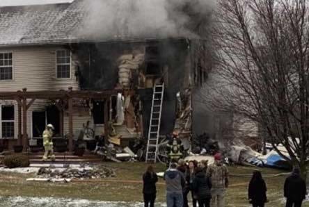 Plane May Have Clipped A Tree Before Crashing Into Lyon Twp. House