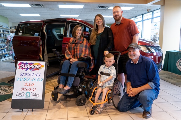 Van Gifted To Family Of Local Boy With Spinal Muscular Atrophy