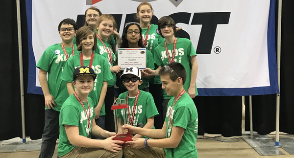 Local Robotics Team On Winning Alliance At State Championship