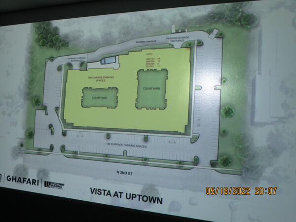 Approval of revised site plan view of Uptown in Brighton