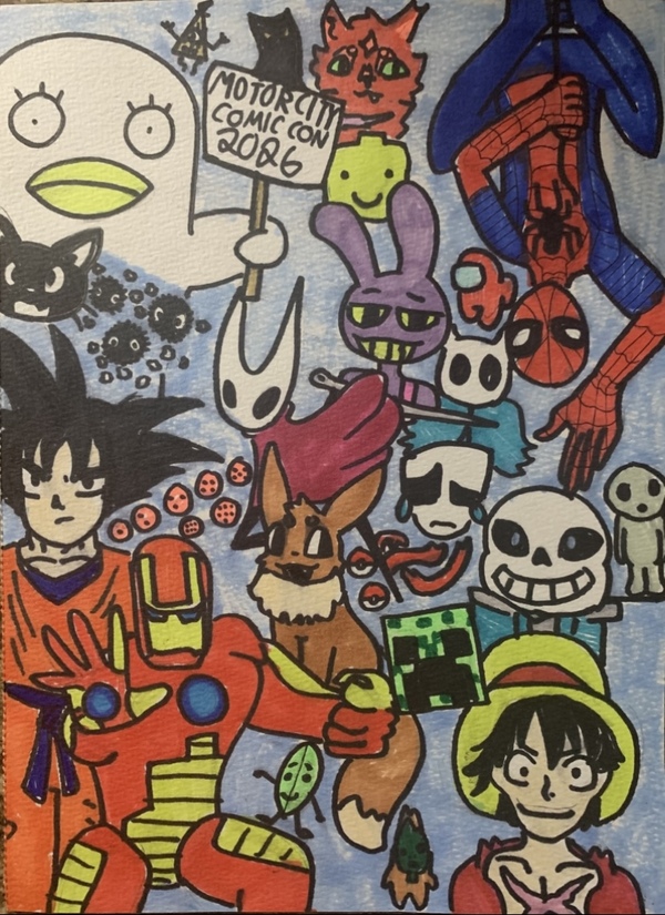 Novi Student Wins Motor City Comic Con Kids Program Cover Contest