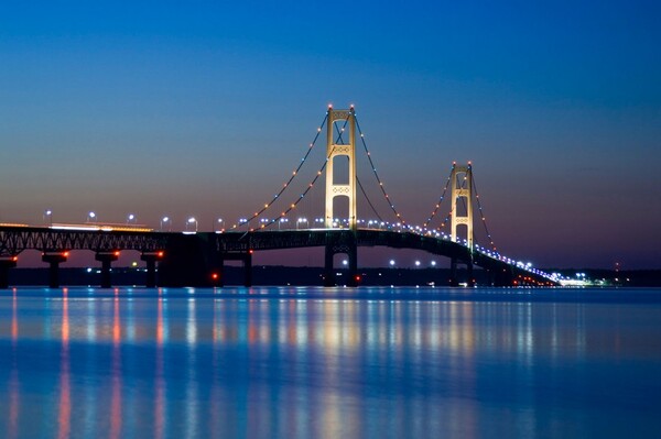 Pieces Of Steel Deck Grating From Mackinac Bridge For Sale