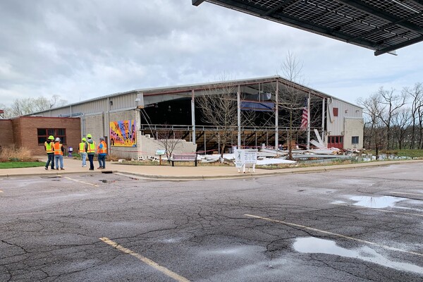 Thunderstorms Rip Across Michigan Damaging Two Ice Arenas, Other Structures