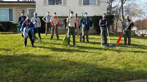 Local Boy Scouts Pitch In For Area Seniors