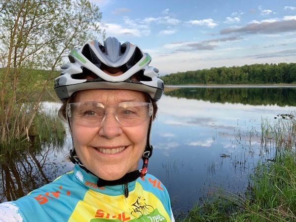 Local Woman Taking Part In Tour Des Trees