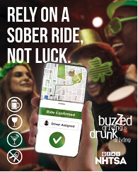 Motorists Reminded “Buzzed Driving Is Drunk Driving” This St. Patrick’s Day