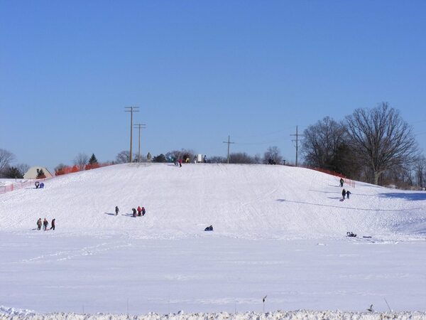 Winter Sled Hill Open At Genoa Township Park