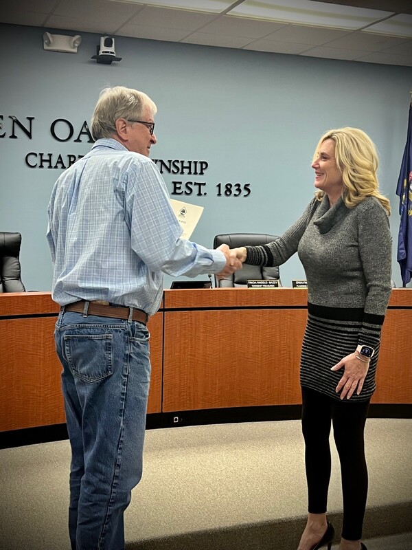 New Green Oak Township Treasurer Sworn-In