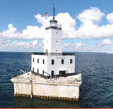 Tours Of Restored North Manitou Shoal Lighthouse Kicking Off