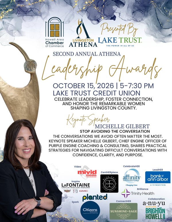 Livingston ATHENA Leadership Awards Ceremony Thursday in Brighton