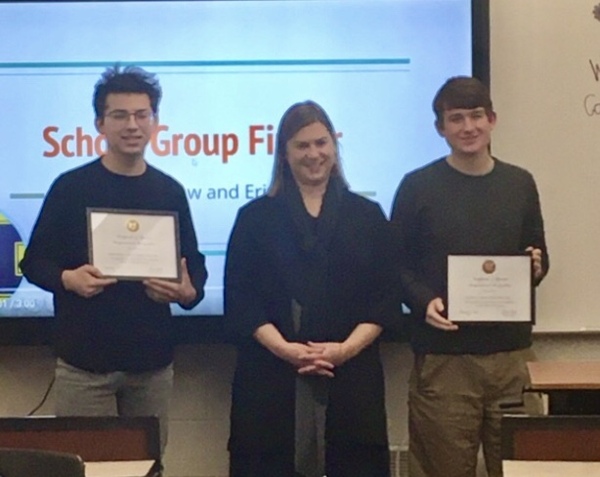 Hartland Students Win App Design Contest